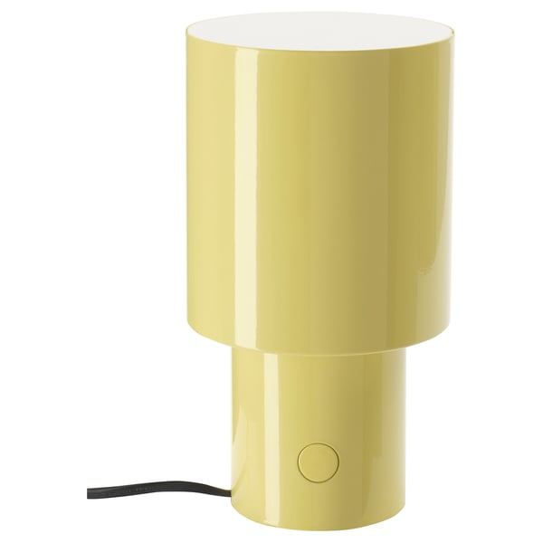 IKEA SPETSBOJ Table lamp dimmable/yellow 9 "