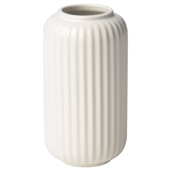 IKEA STILREN Vase white 4 ¾ "