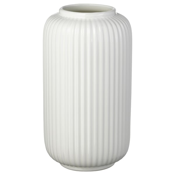 IKEA STILREN Vase white 8 ¾ "