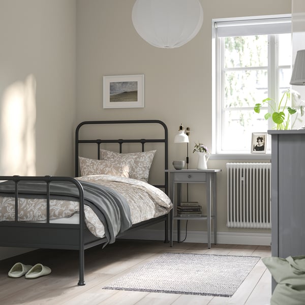 IKEA STJÄRNÖ Bed Frame Anthracite Twin