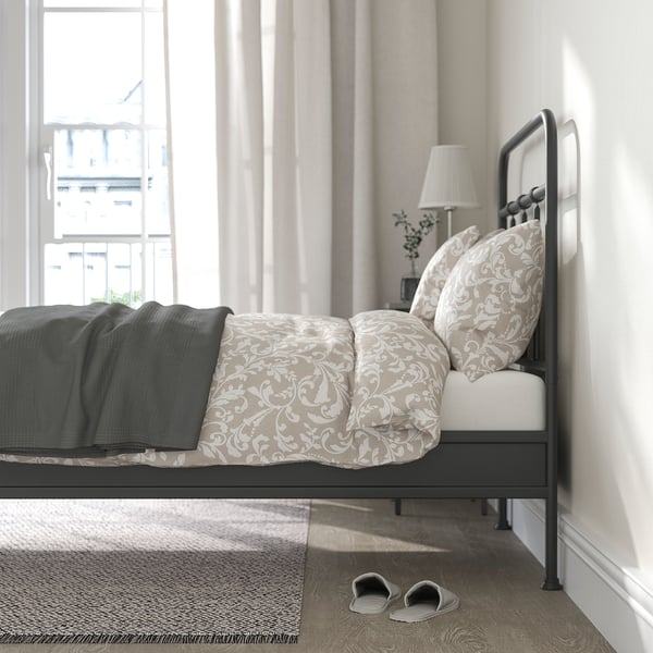 IKEA STJÄRNÖ Bed Frame Anthracite Twin