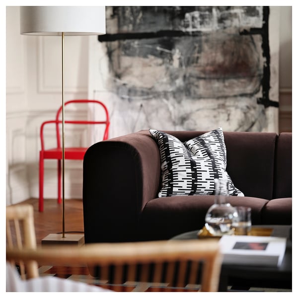 IKEA STOCKHOLM 2025 3-seat Sofa Alhamn Dark Brown