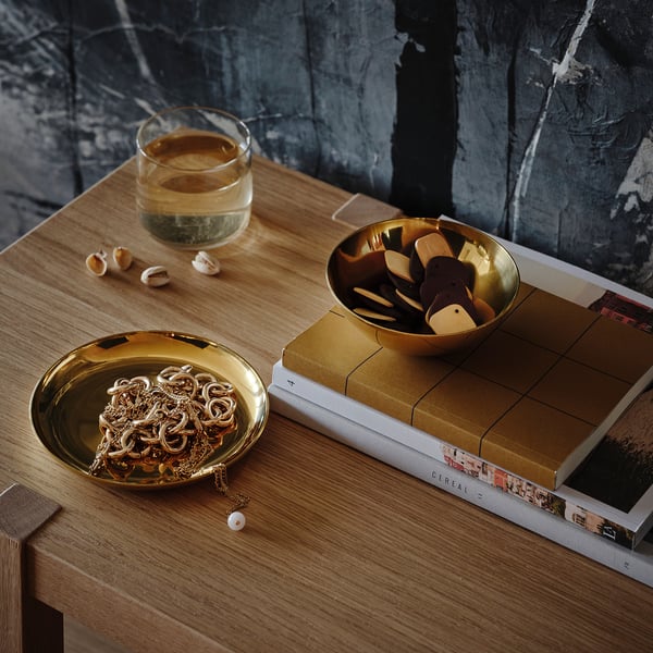 IKEA STOCKHOLM 2025 Bowl And Dish Brass Color