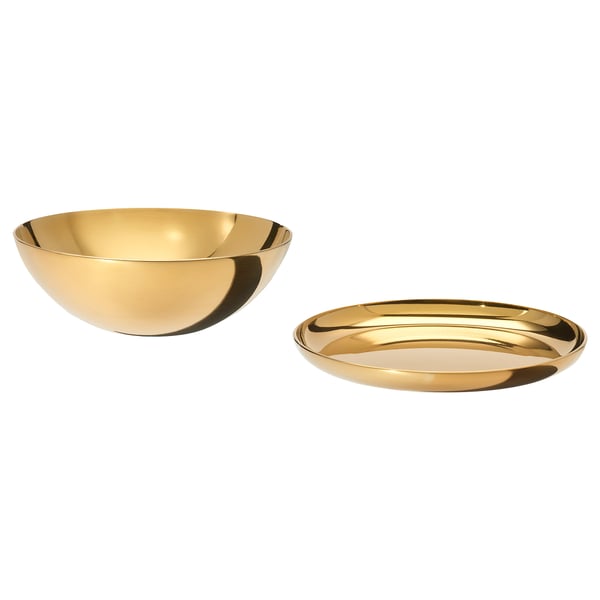 IKEA STOCKHOLM 2025 Bowl and dish brass color