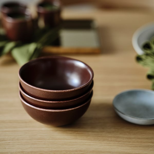 IKEA STOCKHOLM 2025 Bowl Brown 6 "
