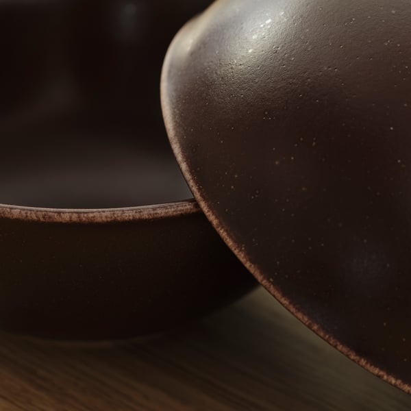 IKEA STOCKHOLM 2025 Bowl Brown 6 "
