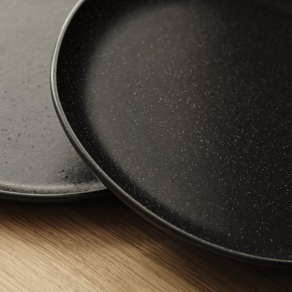 IKEA STOCKHOLM 2025 Plate Black 10 "