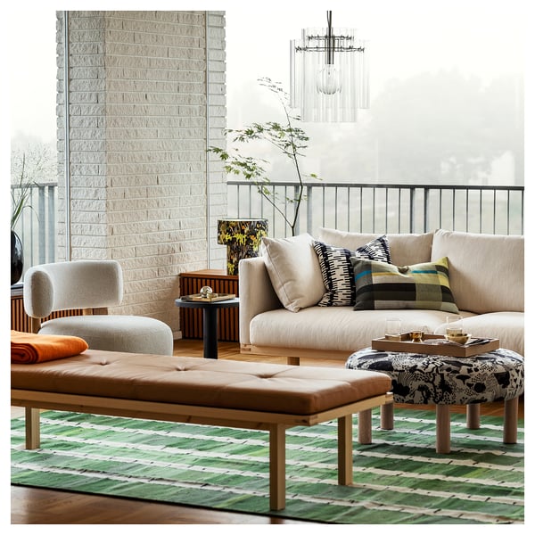 IKEA STOCKHOLM 2025 Pouffe Black/white