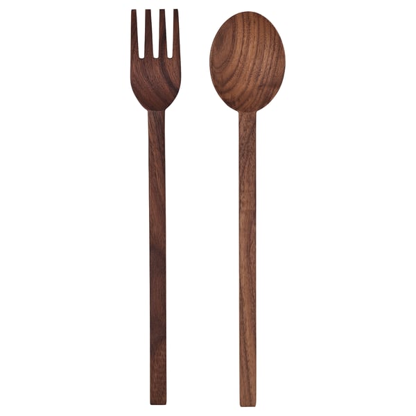 IKEA STOCKHOLM 2025 Serving set 2 pieces walnut 12 "