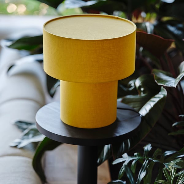 IKEA STOCKHOLM 2025 Table Lamp Yellow/textile 14 "