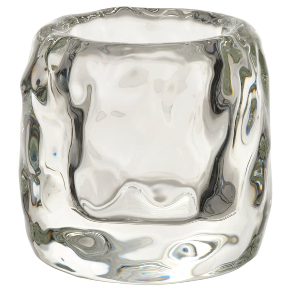 IKEA STOCKHOLM 2025 Tealight holder clear glass 3 "