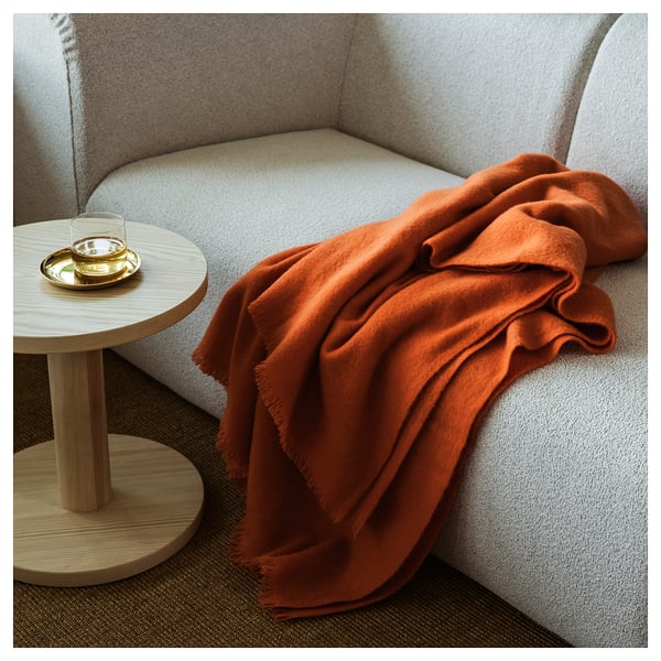 IKEA STOCKHOLM 2025 Throw Bright Orange 59x79 "