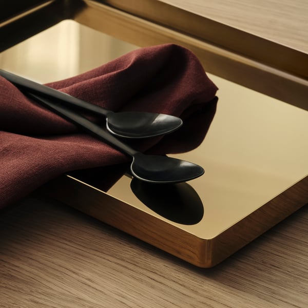 IKEA STOCKHOLM 2025 Tray Brass Color 11x8 "