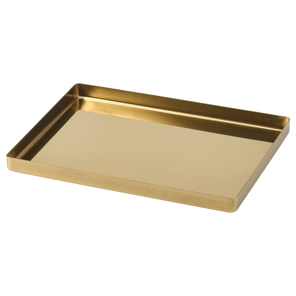 IKEA STOCKHOLM 2025 Tray brass color 11x8 "