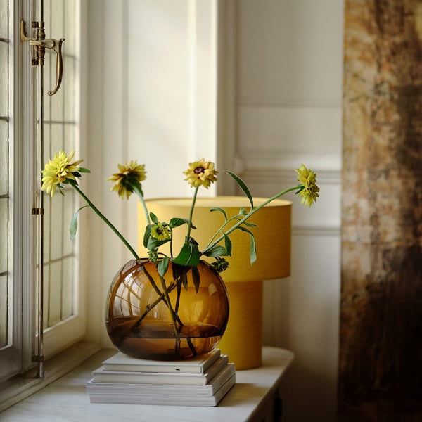 IKEA STOCKHOLM 2025 Vase Brown 7 ¾ "
