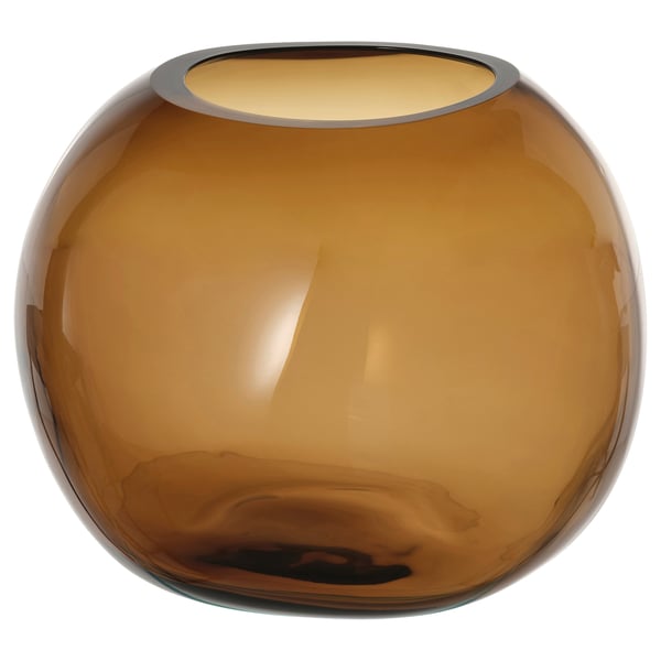 IKEA STOCKHOLM 2025 Vase brown 7 ¾ "