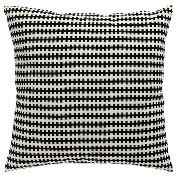 IKEA STOCKHOLM Cushion black/white 20x20 "