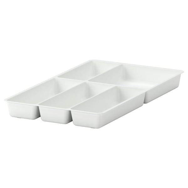 IKEA STÖDJA Flatware tray white 11x20 "
