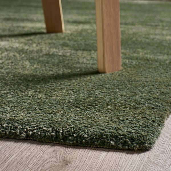 IKEA STOENSE Rug Low Pile Green 5 ' 7 "x7 ' 10 "