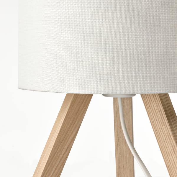 IKEA STORSEGEL Table Lamp Ash/white