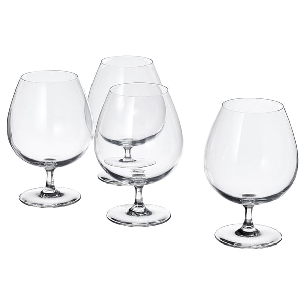 IKEA STORSINT Brandy glass clear glass 25 oz