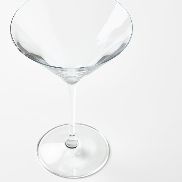 IKEA STORSINT Martini Glass Clear Glass 8 Oz