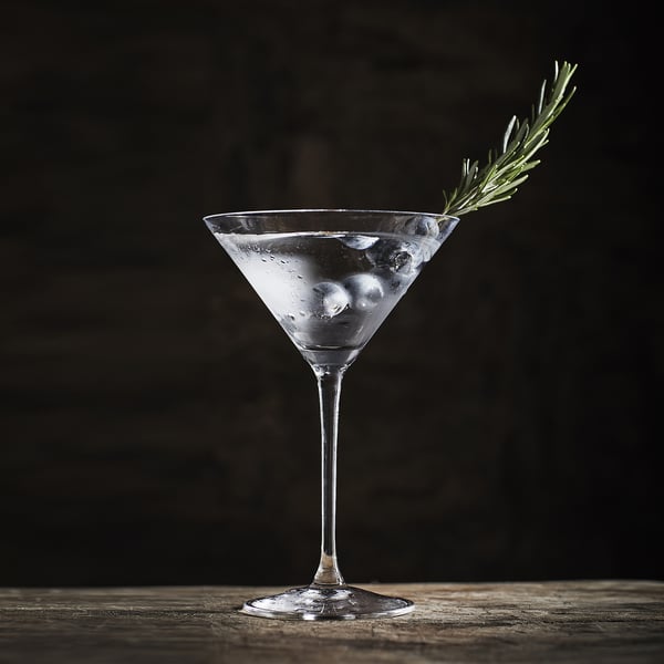 IKEA STORSINT Martini Glass Clear Glass 8 Oz