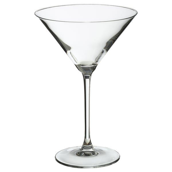 IKEA STORSINT Martini glass clear glass 8 oz