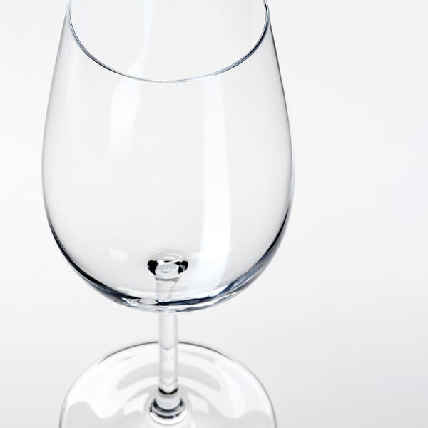 IKEA STORSINT Wine Glass Clear Glass 17 Oz