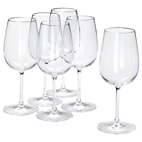 IKEA STORSINT Wine glass clear glass 17 oz