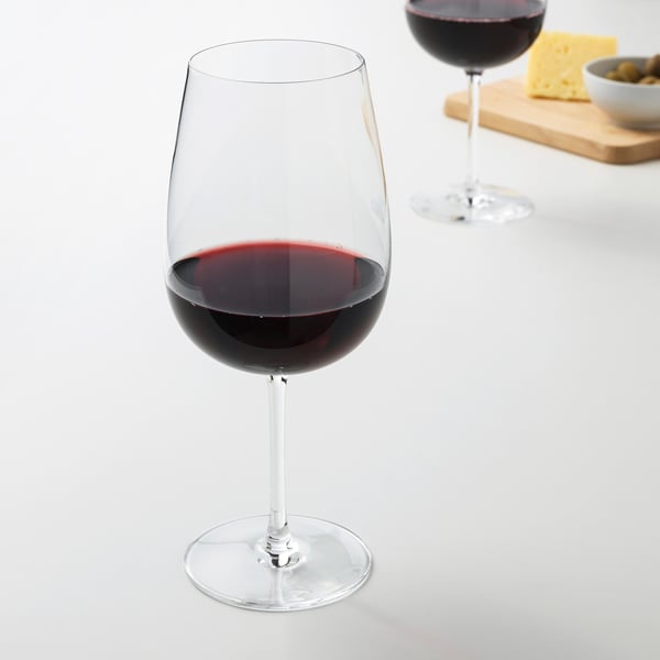 IKEA STORSINT Wine Glass Clear Glass 23 Oz