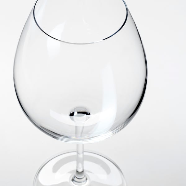 IKEA STORSINT Wine Glass Clear Glass 23 Oz