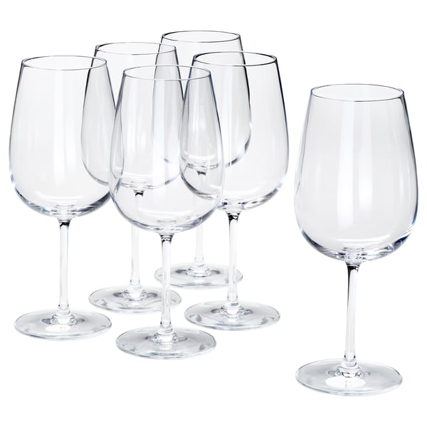 IKEA STORSINT Wine glass clear glass 23 oz