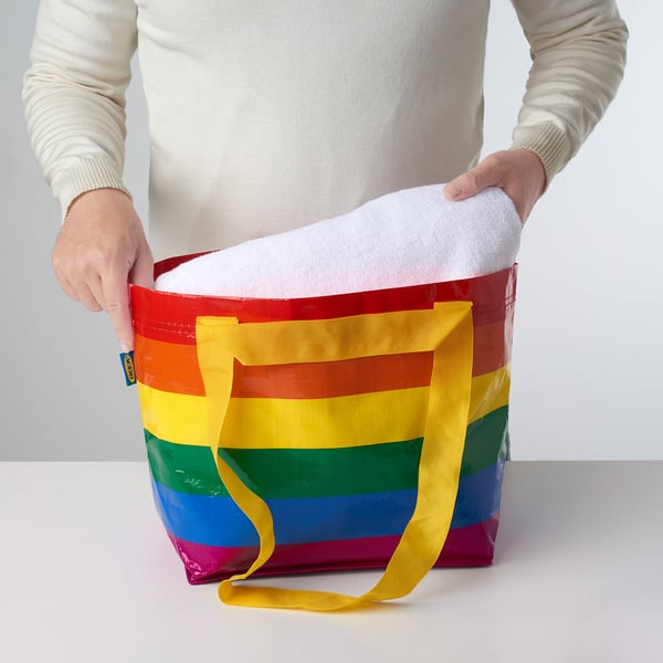 IKEA STORSTOMMA Bag Multicolor 10 5/8x10 5/8 "