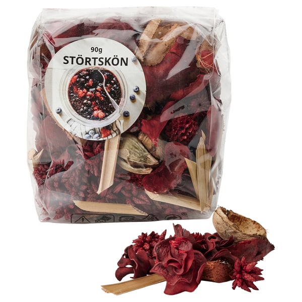 IKEA STÖRTSKÖN Scented potpourri Berries/red 3 oz IKEA STÖRTSKÖN Scented potpourri Berries/red 3 oz