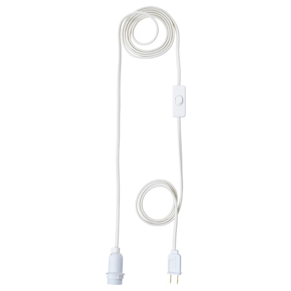 IKEA STRÅLA Cord set white 157 "