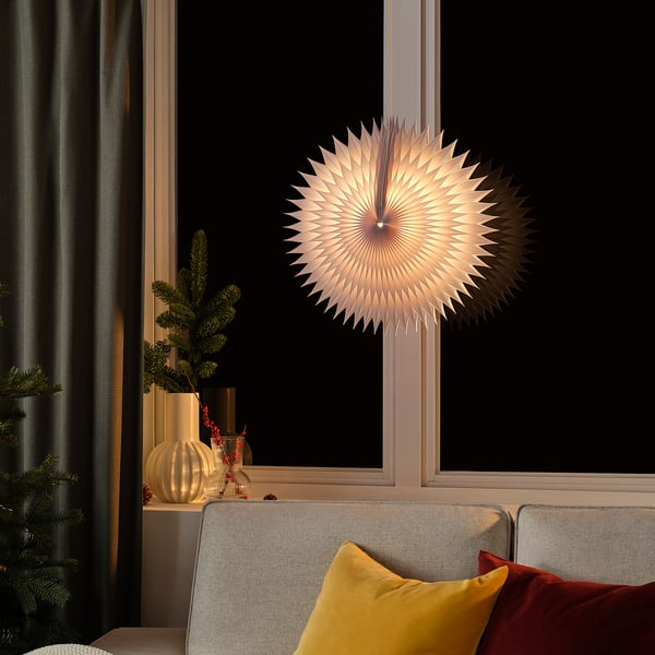 IKEA STRÅLA Lamp Shade 3D-shapes White