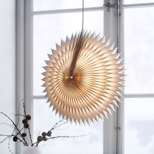 IKEA STRÅLA Lamp Shade 3D-shapes White