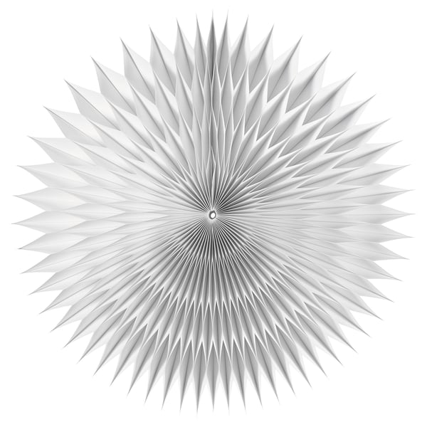 IKEA STRÅLA Lamp shade 3D-shapes white