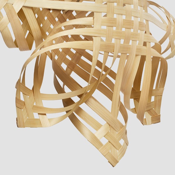IKEA STRÅLA Lamp Shade Bamboo 14 "