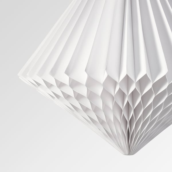 IKEA STRÅLA Lamp Shade Diamond-shaped White 13 "