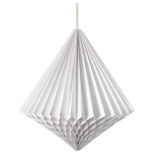 IKEA STRÅLA Lamp shade diamond-shaped white 13 "
