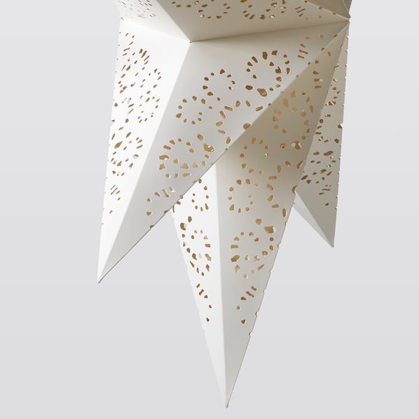 IKEA STRÅLA Lamp Shade Lace/white 35 "
