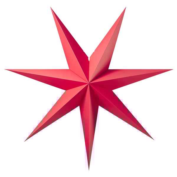 IKEA STRÅLA Lamp shade red 35 "