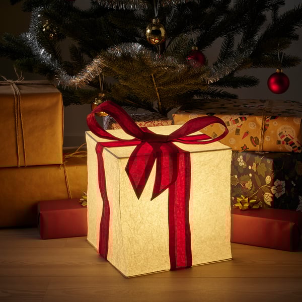 IKEA STRÅLA Table Lamp Box/red