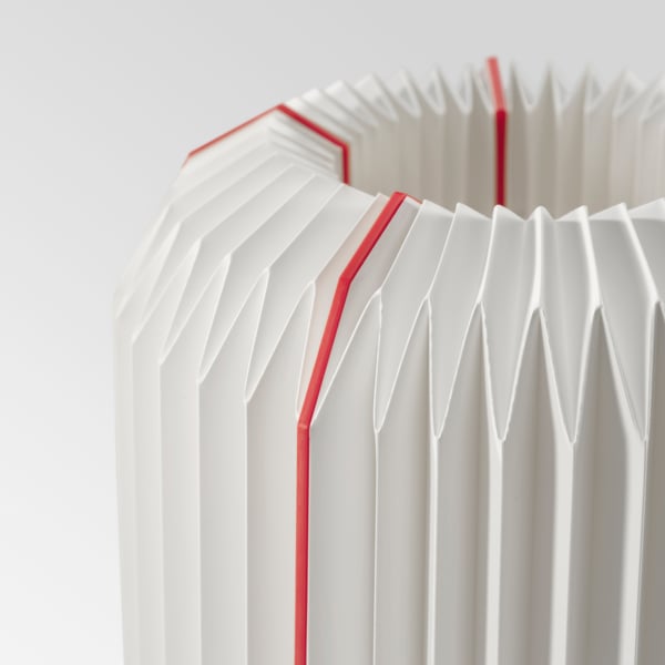 IKEA STRÅLA Table Lamp White/red