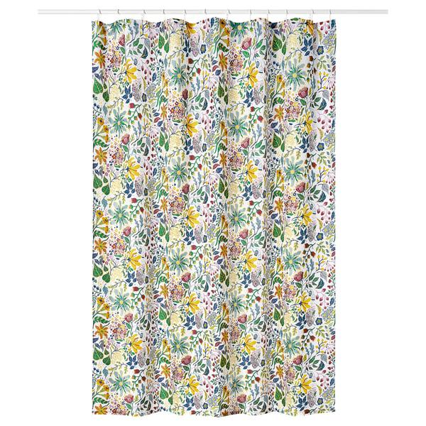 IKEA STRANDLUMMER Shower curtain multicolor 71x71 "
