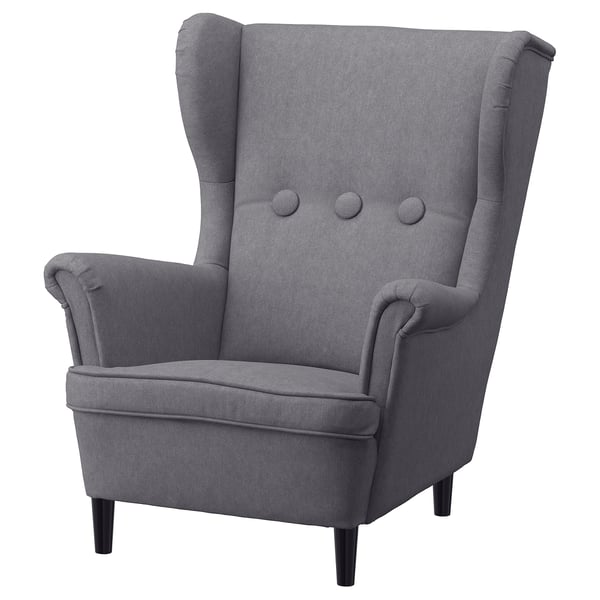 IKEA STRANDMON Children's armchair Vissle gray