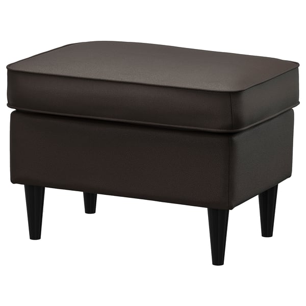 IKEA STRANDMON Ottoman Grann/Bomstad dark brown