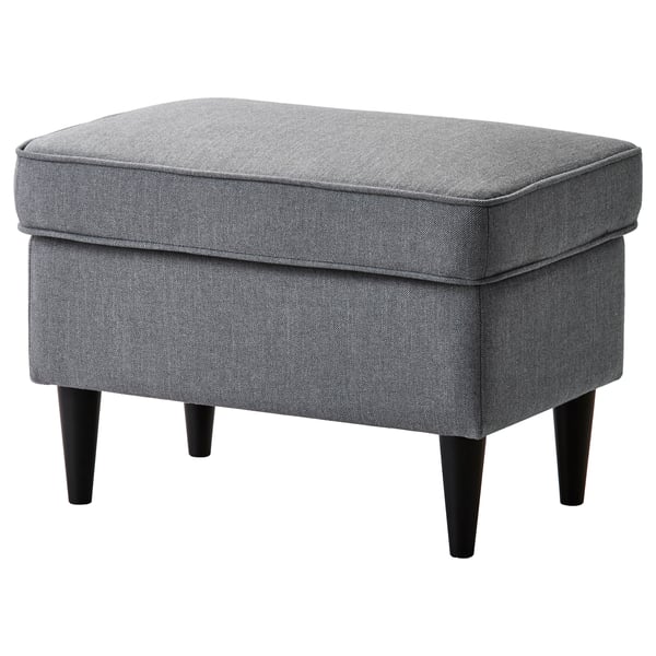 IKEA STRANDMON Ottoman Nordvalla dark gray